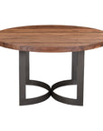 Bent - Round Dining Table - Natural Stain