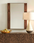 Macario - Mid-Century Wood Mirror - Woodtone