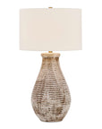 Dorothea - Textured Table Lamp - Brown / Gray