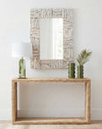 Lathey - Teak Mirror - Woodtone