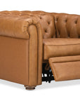 MS - Glover Power Recliner With Power Headrest - Brown