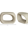 Albers - Outdoor Stool - Cream