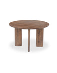 Lia - Round Dining Table - Dark Brown