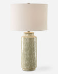 Laurel - Sage Ceramic Table Lamp - Green