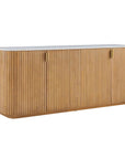 Arik - 4 Door Walnut Cabinet - Woodtone