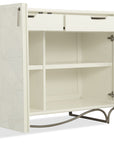 Melange - White Lotus Hall Chest - White