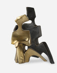 Affection - Bronze Gold Sculpture (Set of 2)