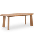 Delta - Oval Outdoor Dining Table - Natural