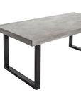 Jedrik - Large Outdoor Dining Table - Cement