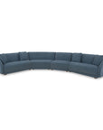Fraser - 4 Piece Modular Sectional - Deep Blue