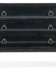 Charleston - Three Drawer Chest - Armoire Base - Black