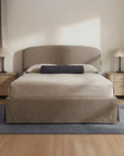 Joan - King Storage Bed - Light Taupe