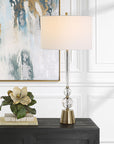 Annily - Crystal Table Lamp - Brass