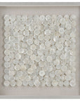 Roxas - Capiz Shell Shadow Box - Pearl Silver