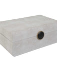 Lalique - Shagreen Box - White