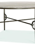 Commerce And Market - Table Talk Chat Table - Champagne / Gray