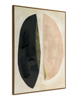 Sage - Framed Painting - Beige