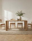 Segment - Small Dining Table - Dark Brown