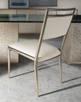 Geometry - Metal Side Chair - Radiance / Beige