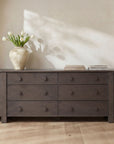 Loren - 6 Drawer Dresser - Dark Brown