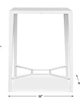 Montellano - Outdoor Bar Table - White