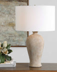 Torres - Textured Ceramic Table Lamp - Brown