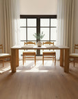 Segment - Large Dining Table - Dark Brown