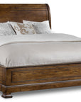 Archivist - Sleigh Bed With Low Footboard