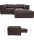 Form - Nook Modular Sectional - Espresso Brown