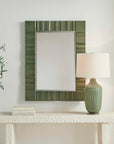 Quincey - Mirror - Olive Green