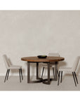 Bent - Round Dining Table - Smoked