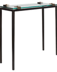 Averona - Glass Top Accent Table - Bronze