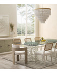 Oasis - Coral Rectangle Dining Table - White