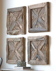 Rennick - Reclaimed Wood Wall Art - Light Brown