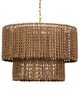Biswas - Woven Jute 1 Light Pendant - Beige