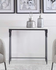 Bourges - Marble Console Table - White