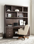 Work Your Way - House Blend Computer Credenza - Dark Brown