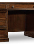 Leesburg - Executive Desk - Dark Brown