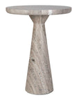 Stour - Marble Accent Table - Gray