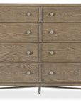 Sonnet - Eight-Drawer Dresser - Dark Gray