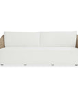 Sunset - Wicker Outdoor Sofa - Oatmeal / Oyster White