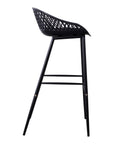 Piazza - Outdoor Barstool Barstool (Set of 2) - Black