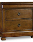 Archivist - 3-Drawer Nightstand - Dark Brown