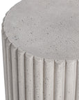 Givens - Outdoor Accent Table - Light Gray