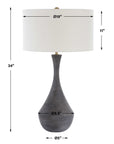 Helston - Table Lamp - Dark Charcoal