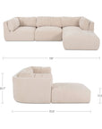 Matina - Lounge Modular Sectional - Oatmeal
