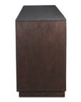 Denman - 4 Door Sideboard - Dark Brown