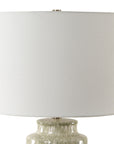 Laurel - Sage Ceramic Table Lamp - Green