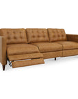 Bridgers - Power Recliner Sofa Leather - Tan