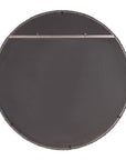 Ada - Round Steel Mirror - Dark Gray